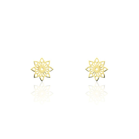 Boucles D'oreilles Puces Albiorica Or Jaune - Clous d'oreilles Femme | Histoire d’Or