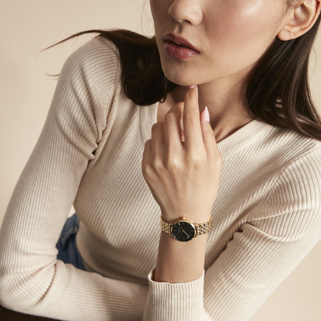 Montre Rosefield The Small Edit Noir - Montres Femme | Histoire d’Or