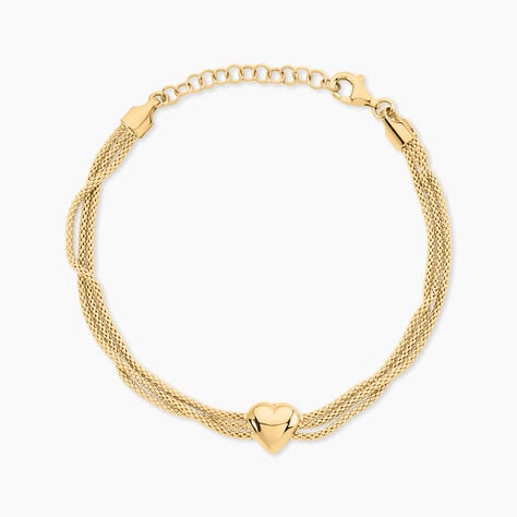 Bracelet Johana Argent Dor&eacute; A L'Or 750/1000 - F&ecirc;te des m&egrave;res Femme | Histoire d&rsquo;Or