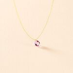 Collier Les Audacieuses Or Jaune Am&eacute;thyste - Colliers Femme | Histoire d&rsquo;Or