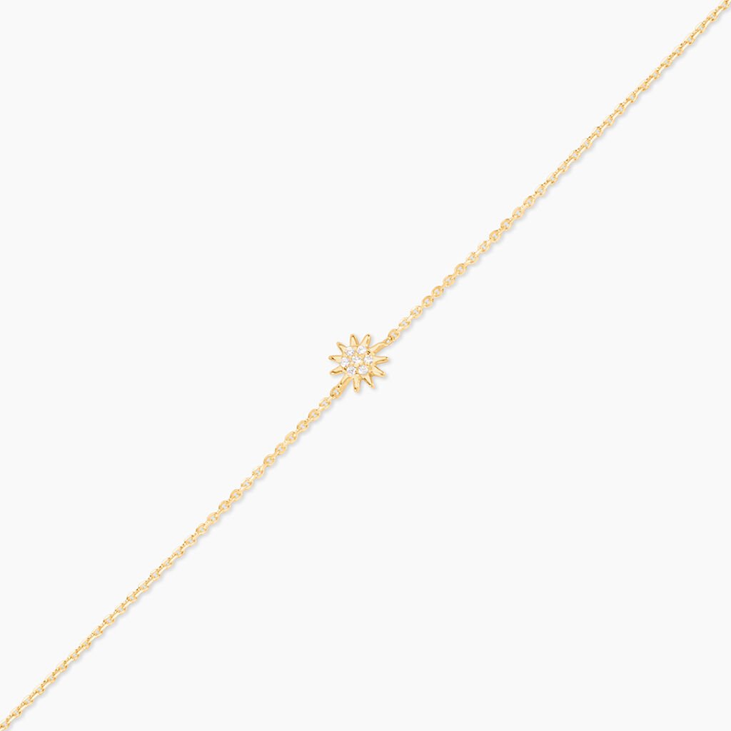 Bracelet Fenton Or Jaune Oxyde De Zirconium - Bracelets Famille | Histoire d&rsquo;Or