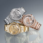 Montre Guess Moonlight Argent&eacute; - Id&eacute;es cadeaux Femme | Histoire d&rsquo;Or