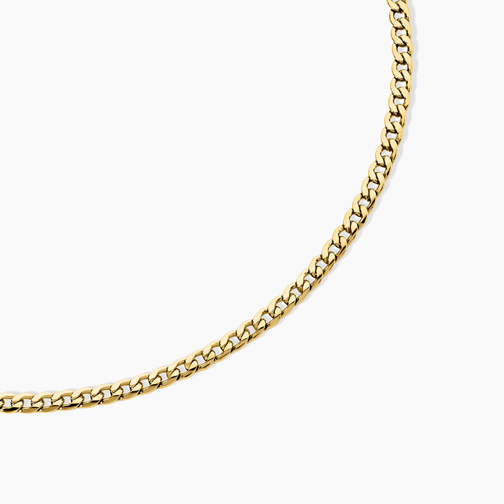 Collier Mirca Acier Jaune - Bijoux sans pierre Femme | Histoire d&rsquo;Or