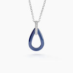 Collier Peer Argent Blanc Oxyde De Zirconium - Colliers fantaisie Femme | Histoire d&rsquo;Or