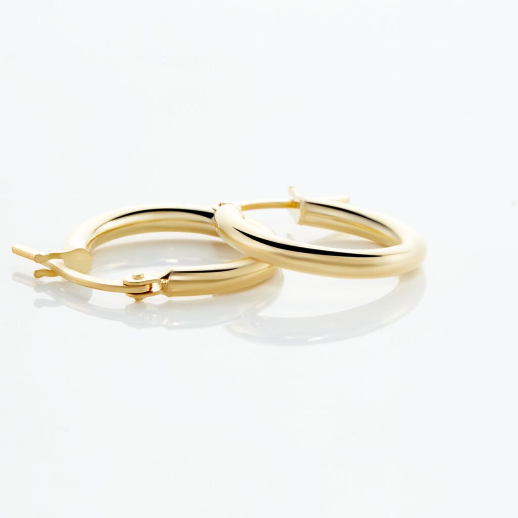 Créoles Verania Or Jaune - Boucles d'oreilles créoles Femme | Histoire d’Or