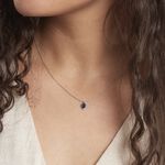 Collier Kriska Or Blanc Saphir Et Diamant - Colliers Femme | Histoire d&rsquo;Or