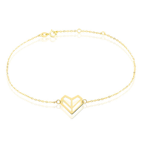 Bracelet Patricia Or Jaune - Bracelets Coeur Femme | Histoire d’Or