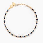 Bracelet Zoelia Plaqu&eacute; Or Jaune Pierres De Synth&egrave;se - Bracelets Femme | Histoire d&rsquo;Or