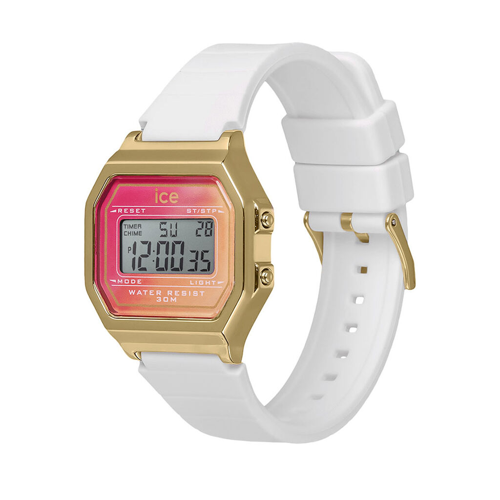 Montre Ice Watch Digit Retro Corail - Montres Femme | Histoire d’Or