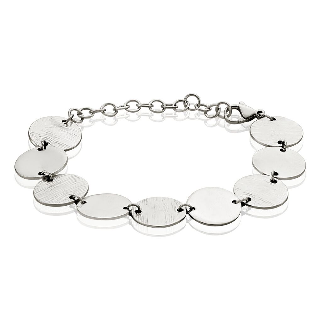 Bracelet Acier Blanc Stellaire - Bracelets Femme | Histoire d’Or