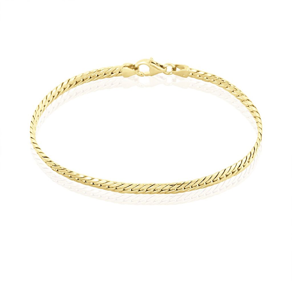 Bracelet Izel Maille Anglaise Or Jaune - Bracelets chaîne Femme | Histoire d’Or