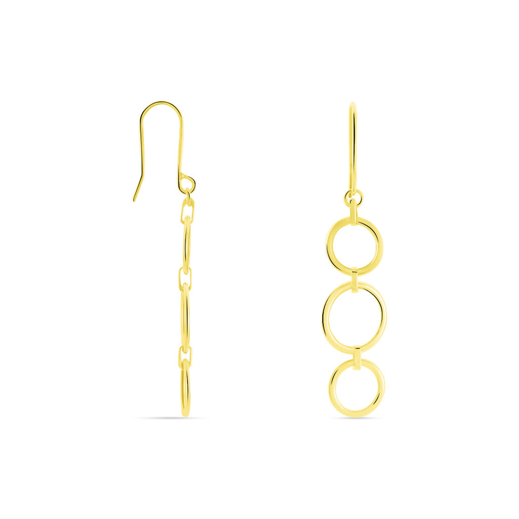 Boucles D'oreilles Pendantes Or Jaune Isabela - Boucles d'oreilles pendantes Femme | Histoire d’Or