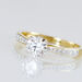 Bague Solitaire Hemera Or Jaune Diamant Synthetique