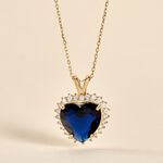 Pendentif Nelsa Plaqu&eacute; Or Jaune Oxyde De Zirconium - Pendentifs Femme | Histoire d&rsquo;Or