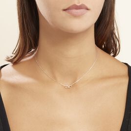 Collier Cleena Or Blanc Diamant - Colliers Femme | Histoire d’Or