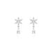 Boucles D'oreilles Pendantes Linas Argent Blanc Oxyde De Zirconium - Boucles d'oreilles fantaisie Femme | Histoire d’Or