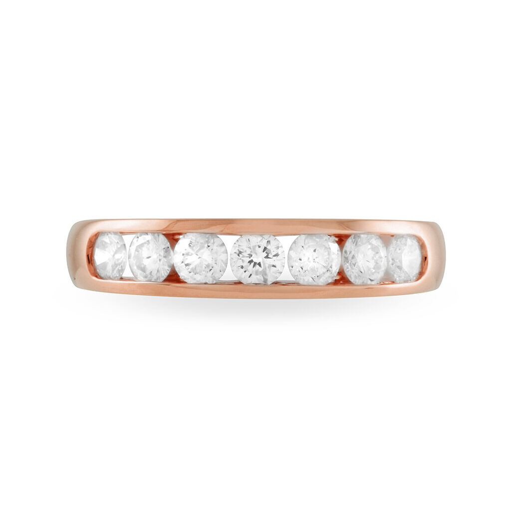 Alliance Giulia Or Rose Diamant - Alliances Femme | Histoire d’Or