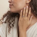 Bague Morrigan Or Blanc Oxyde De Zirconium - Bagues avec pierre Femme | Histoire d&rsquo;Or