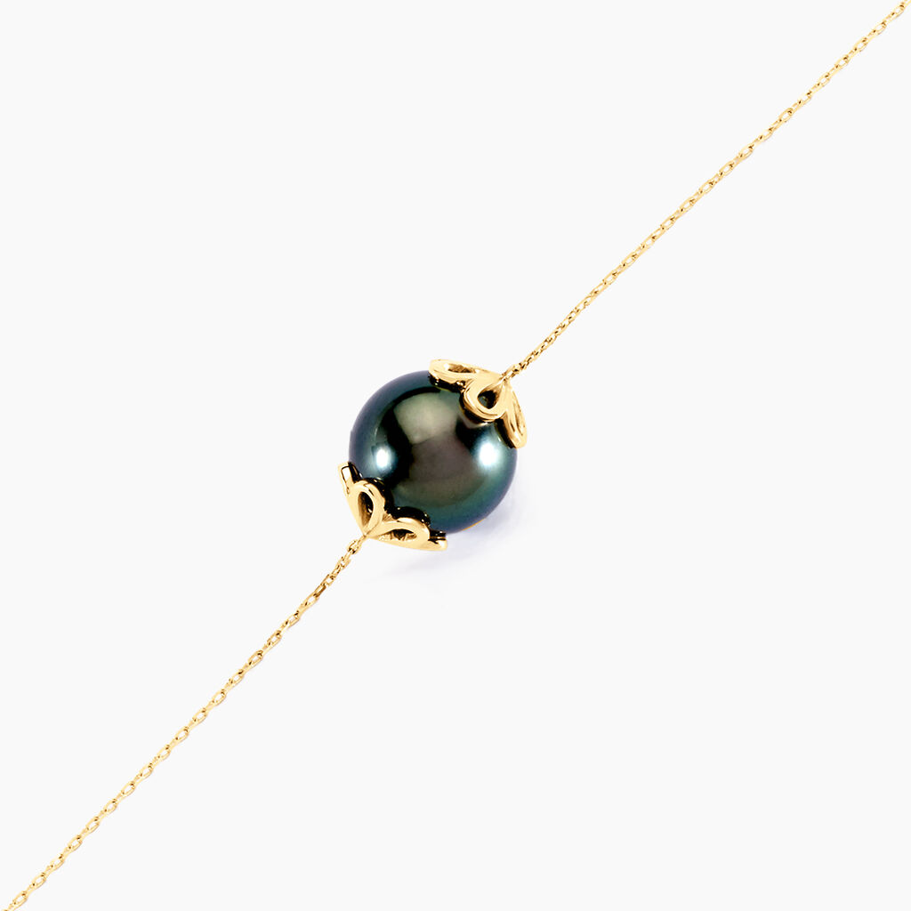 Bracelet Giunone Or Jaune Perle De Tahiti - Bracelets Femme | Histoire d’Or