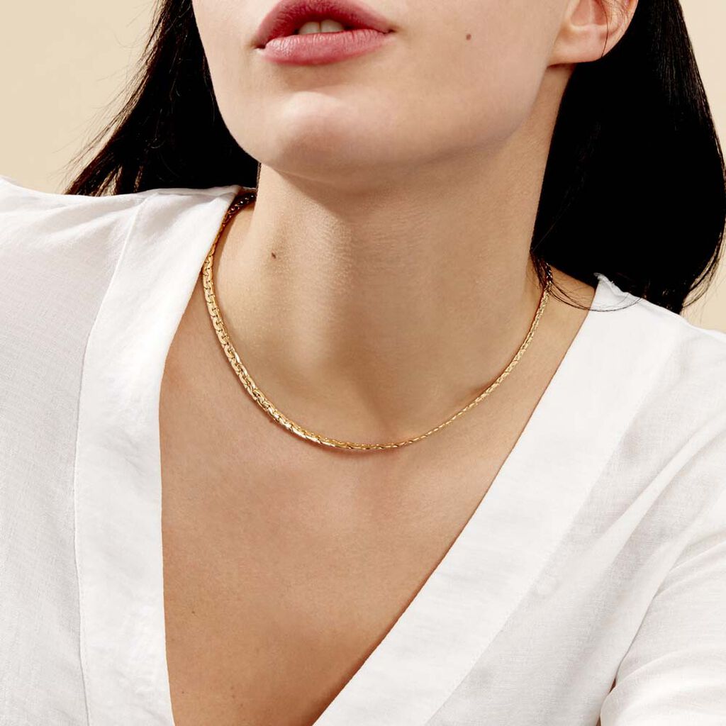 Collier Ivy Maille Haricot Or Jaune - Chaines Femme | Histoire d’Or