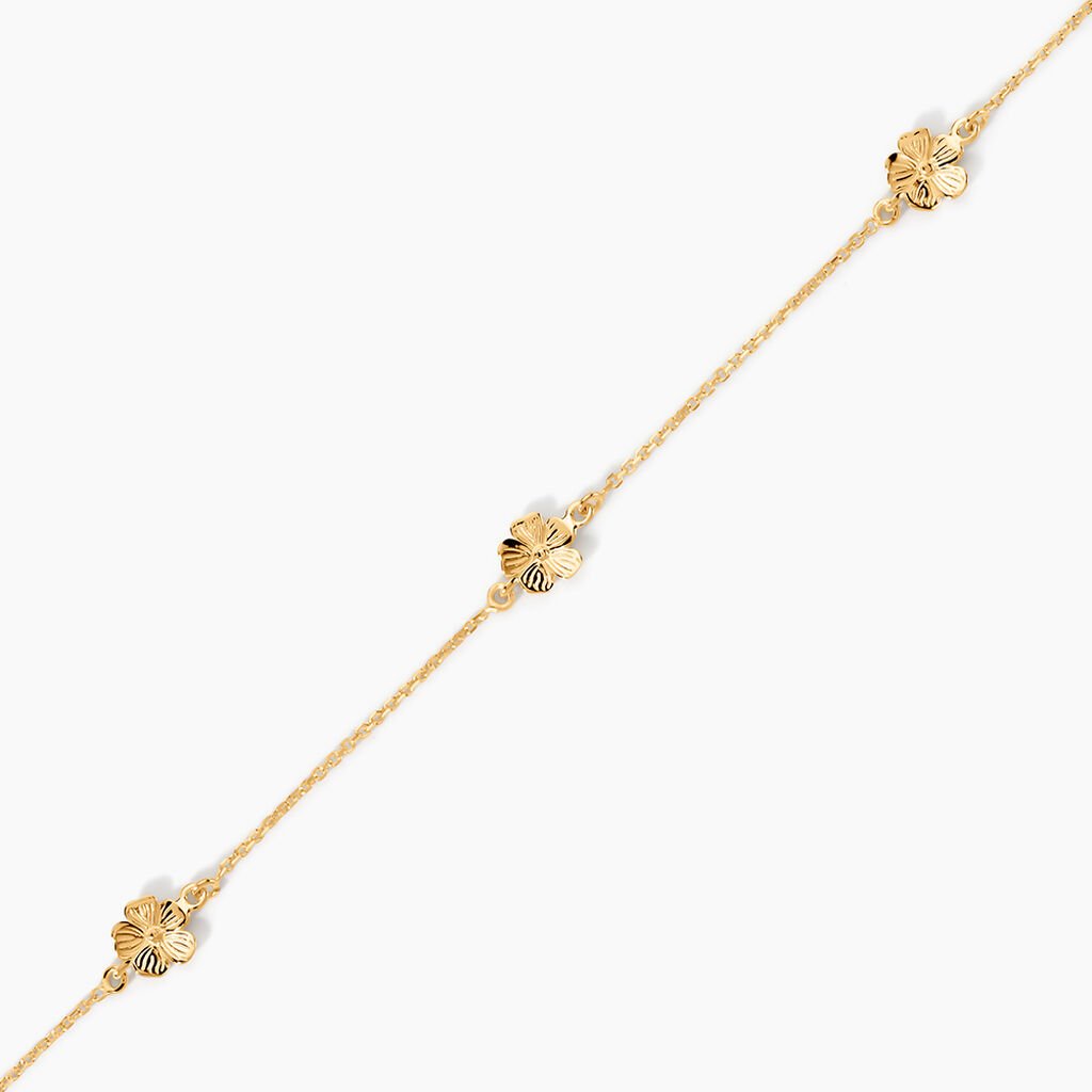 Bracelet Sakura Love Or Jaune - Bracelets Femme | Histoire d&rsquo;Or