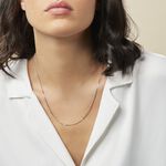 Cha&icirc;ne Maille Gourmette Or Blanc - Chaines Famille | Histoire d&rsquo;Or