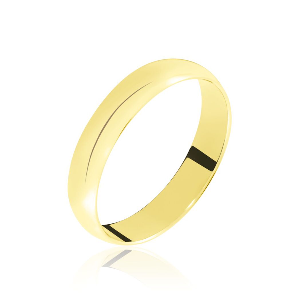 Alliance Meredithe Demi Jonc Classique Or Jaune - Alliances Famille | Histoire d’Or