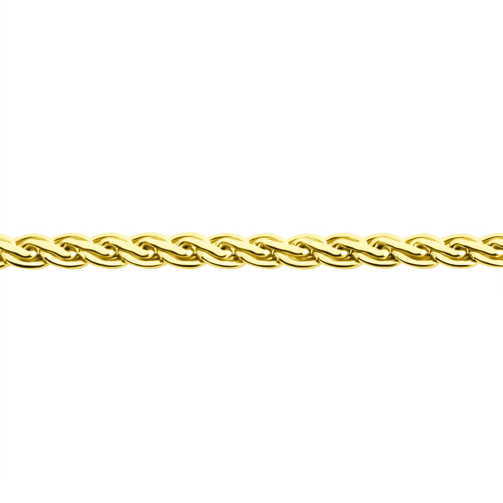 Bracelet Jayna Maille Palmier Or Jaune - Bracelets cha&icirc;ne Femme | Histoire d&rsquo;Or