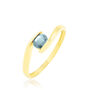 Bague Camilia Or Jaune Aigue Marine