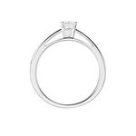 Bague Solitaire Iris Or Blanc Diamant - Bagues solitaires Femme | Histoire d&rsquo;Or