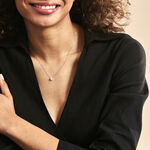 Collier Collection Aphrodite Or Blanc Diamant Synthetique - Colliers Femme | Histoire d&rsquo;Or