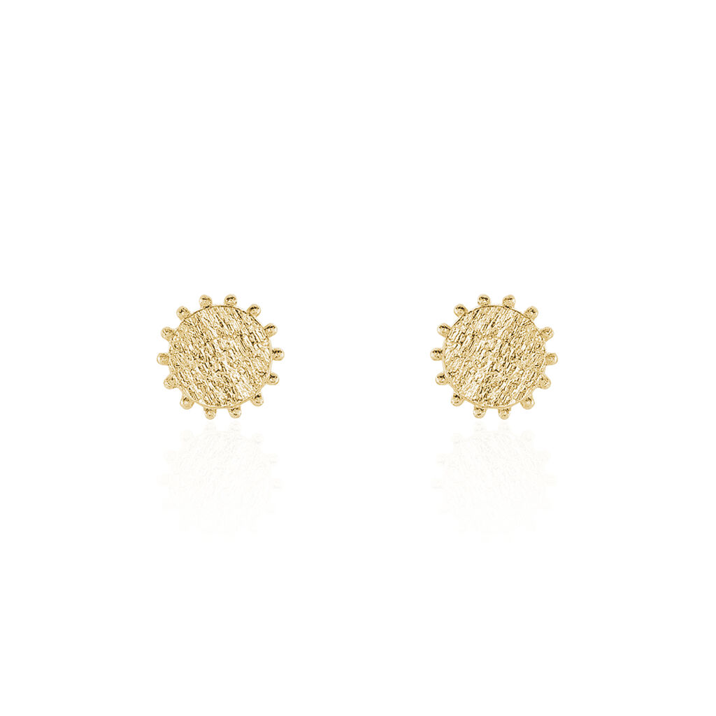 Boucles D'oreilles Puces Maggi Plaqué Or Jaune - Boucles d'oreilles fantaisie Femme | Histoire d’Or