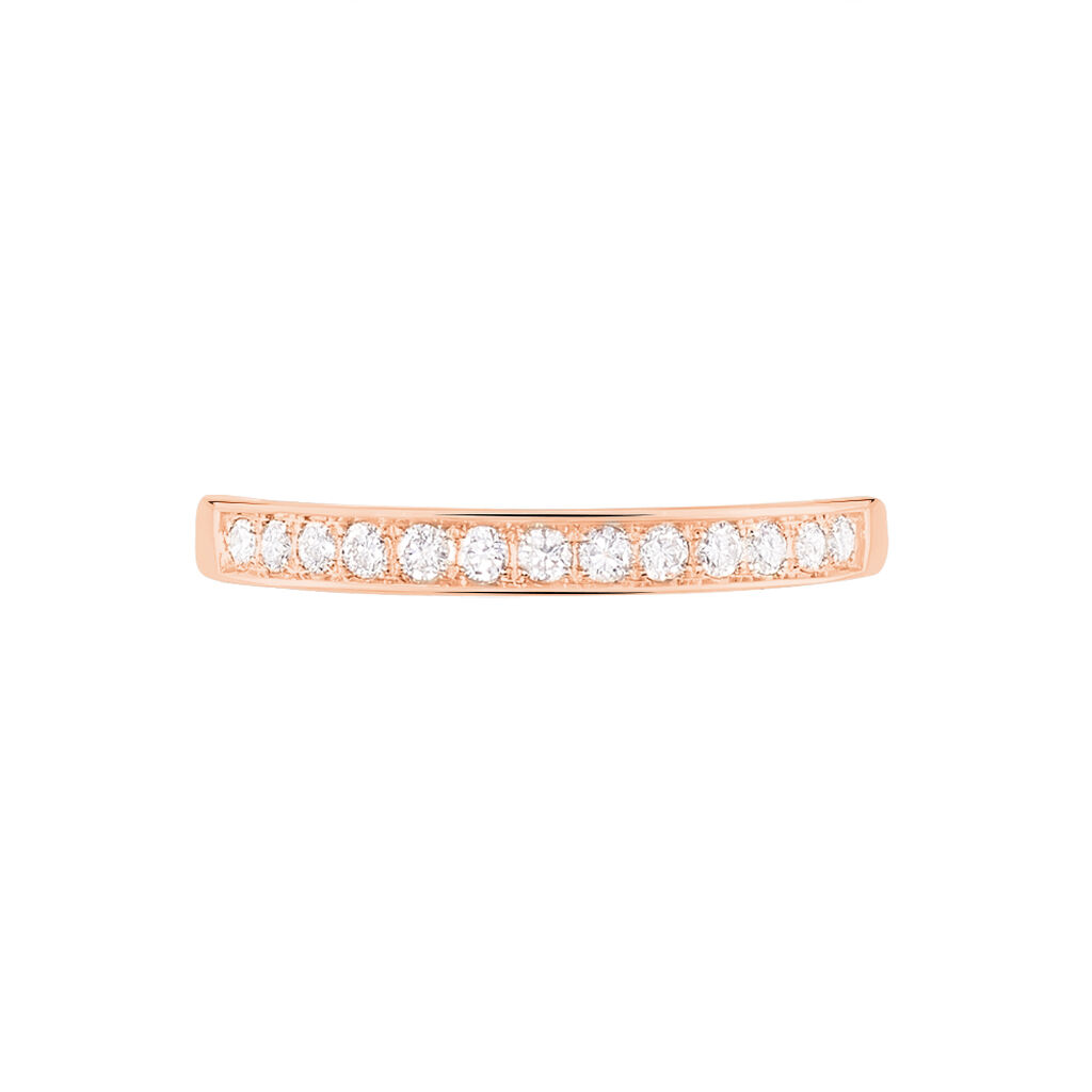 Alliance Collection Juliette Or Rose Diamant - Alliances Femme | Histoire d’Or