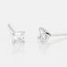 Boucles D'oreilles Puces Alys Argent Blanc Oxyde De Zirconium - Boucles d'oreilles fantaisie Femme | Histoire d’Or
