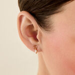 Boucles D'Oreilles Pendantes Amazone Plaqu&eacute; Or Jaune Oxyde De Zirconium - Boucles d'oreilles empierr&eacute;es Femme | Histoire d&rsquo;Or