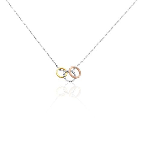 Collier Argent Tricolore Roderick - Colliers fantaisie Femme | Histoire d’Or