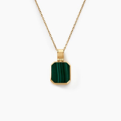 Collier Tertiussa Or Jaune Malachite - Colliers Homme | Histoire d’Or