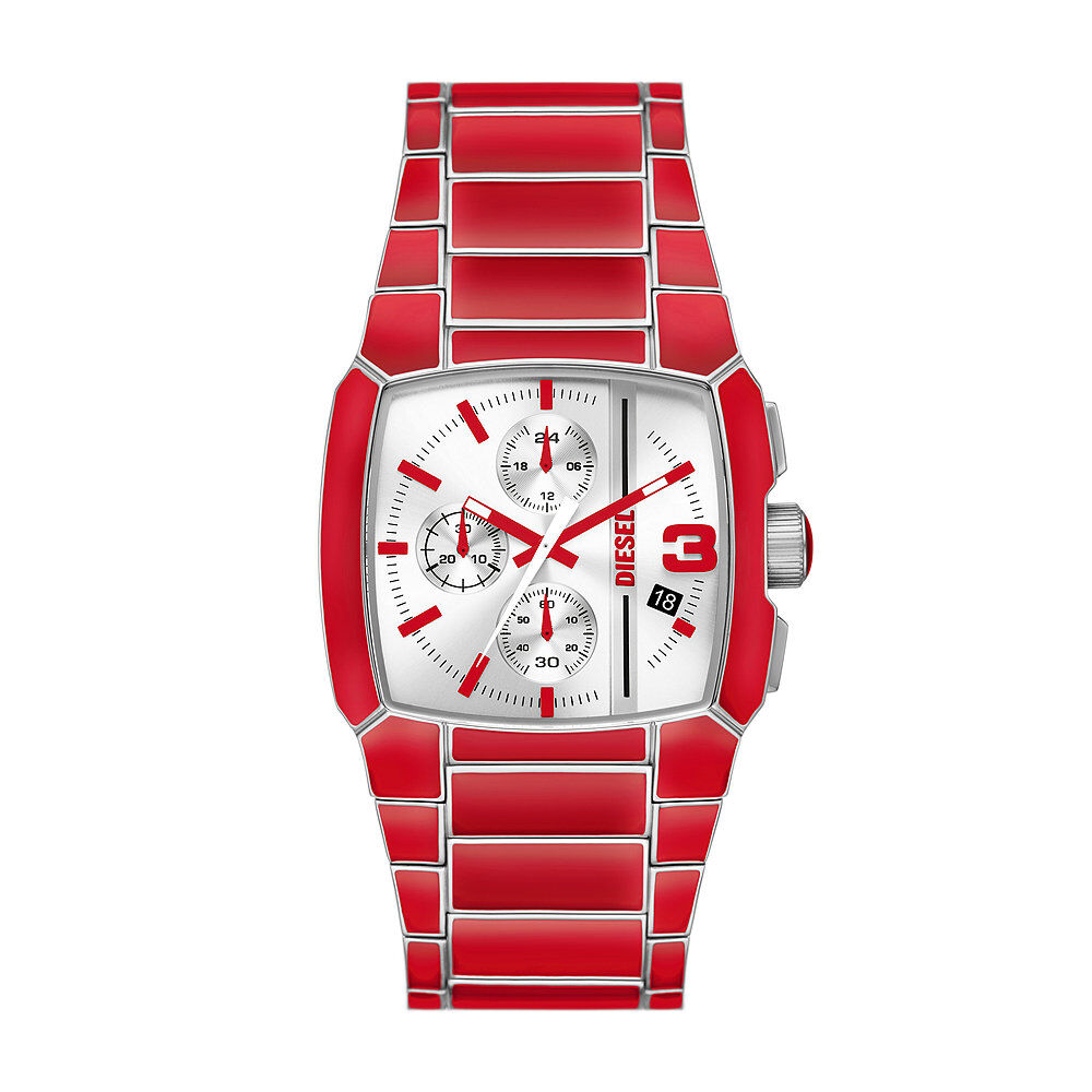 Montre diesel deals rouge homme