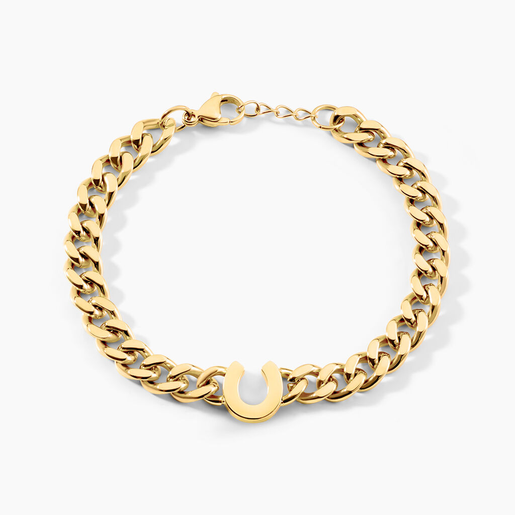 Bracelet Devy Acier Jaune -  Homme | Histoire d’Or