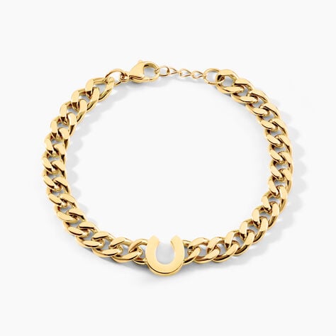 Bracelet Devy Acier Jaune - Nouveautés Homme | Histoire d’Or