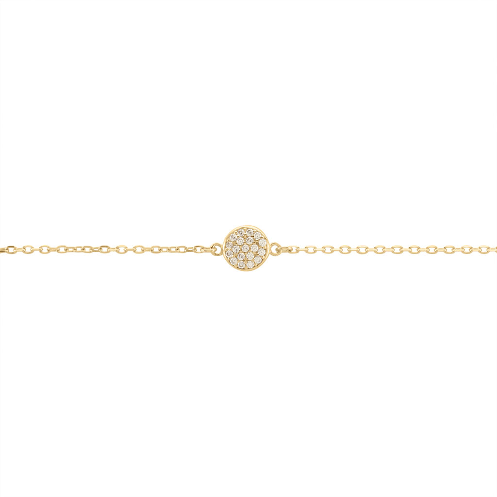 Bracelet Plaqué Or Larraso Oxydes De Zirconium - Bracelets Femme | Histoire d’Or