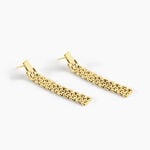 Boucles D'Oreilles Pendantes Allure Argent Jaune - Boucles d'oreilles pendantes Femme | Histoire d&rsquo;Or