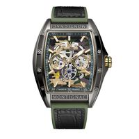 Montre Montignac Tonneau Multicolore