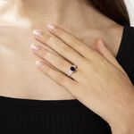 Bague Crista Or Blanc Saphir Et Diamant - Bagues solitaires Femme | Histoire d&rsquo;Or