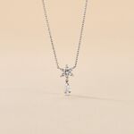Collier Linas Argent Blanc Oxyde De Zirconium - Colliers fantaisie Femme | Histoire d&rsquo;Or