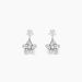Boucles D'Oreilles Puces Sephine Argent Blanc Oxyde De Zirconium - Boucles d'oreilles fantaisie Femme | Histoire d&rsquo;Or