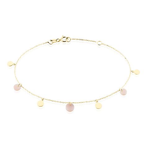 Bracelet Pampilles Colorées Or Jaune Nacre - Bracelets Femme | Histoire d’Or