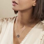 Collier Suzanne Argent Blanc C&eacute;ramique Et Oxyde De Zirconium - Colliers fantaisie Femme | Histoire d&rsquo;Or