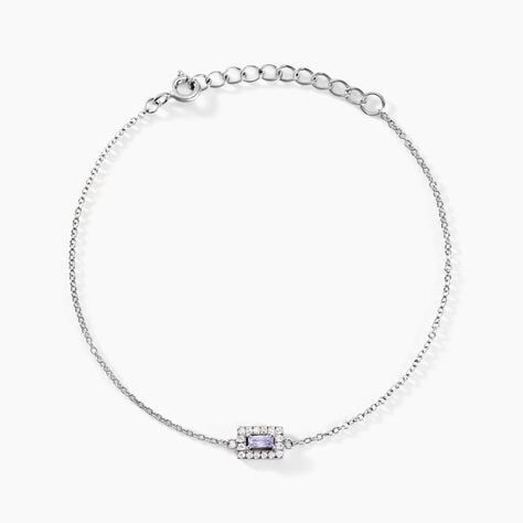 Bracelet Rio Argent Blanc Oxyde De Zirconium - Bracelets Femme | Histoire d&rsquo;Or