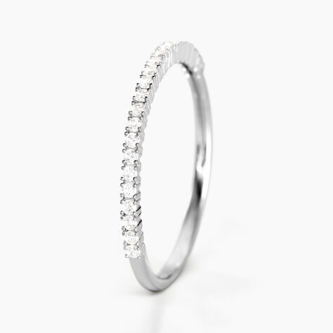 Alliance Julietta Or Blanc Oxyde De Zirconium - Alliances Femme | Histoire d&rsquo;Or
